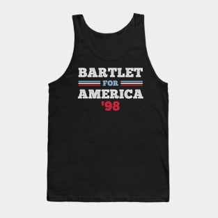 West Wing Bartlet For America 1998 Tank Top